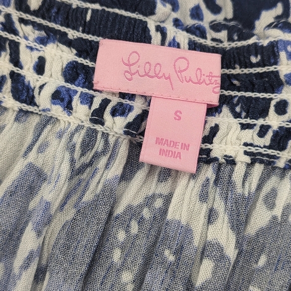 Lilly Pulitzer Nita Off-the-Shoulder Dress Cover Up - Picture 11 of 14